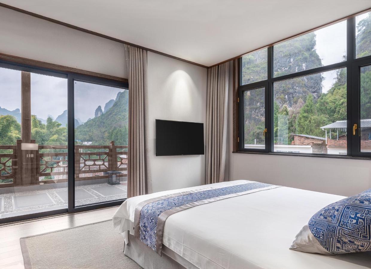 Yangshuo Shanshuiyao Resort - Free Train Station Pick Up And Drop Off Phòng bức ảnh