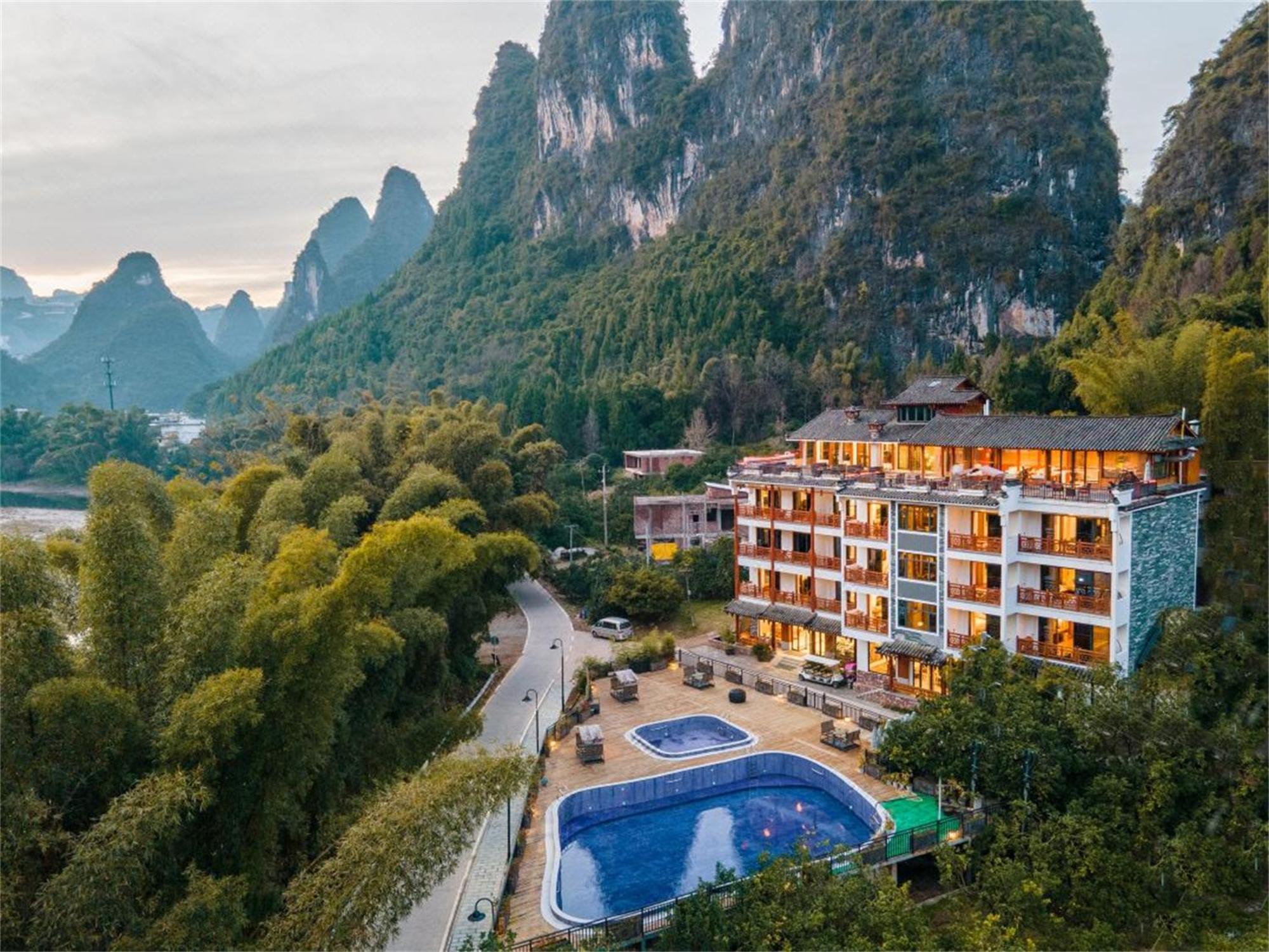 Yangshuo Shanshuiyao Resort - Free Train Station Pick Up And Drop Off Ngoại thất bức ảnh