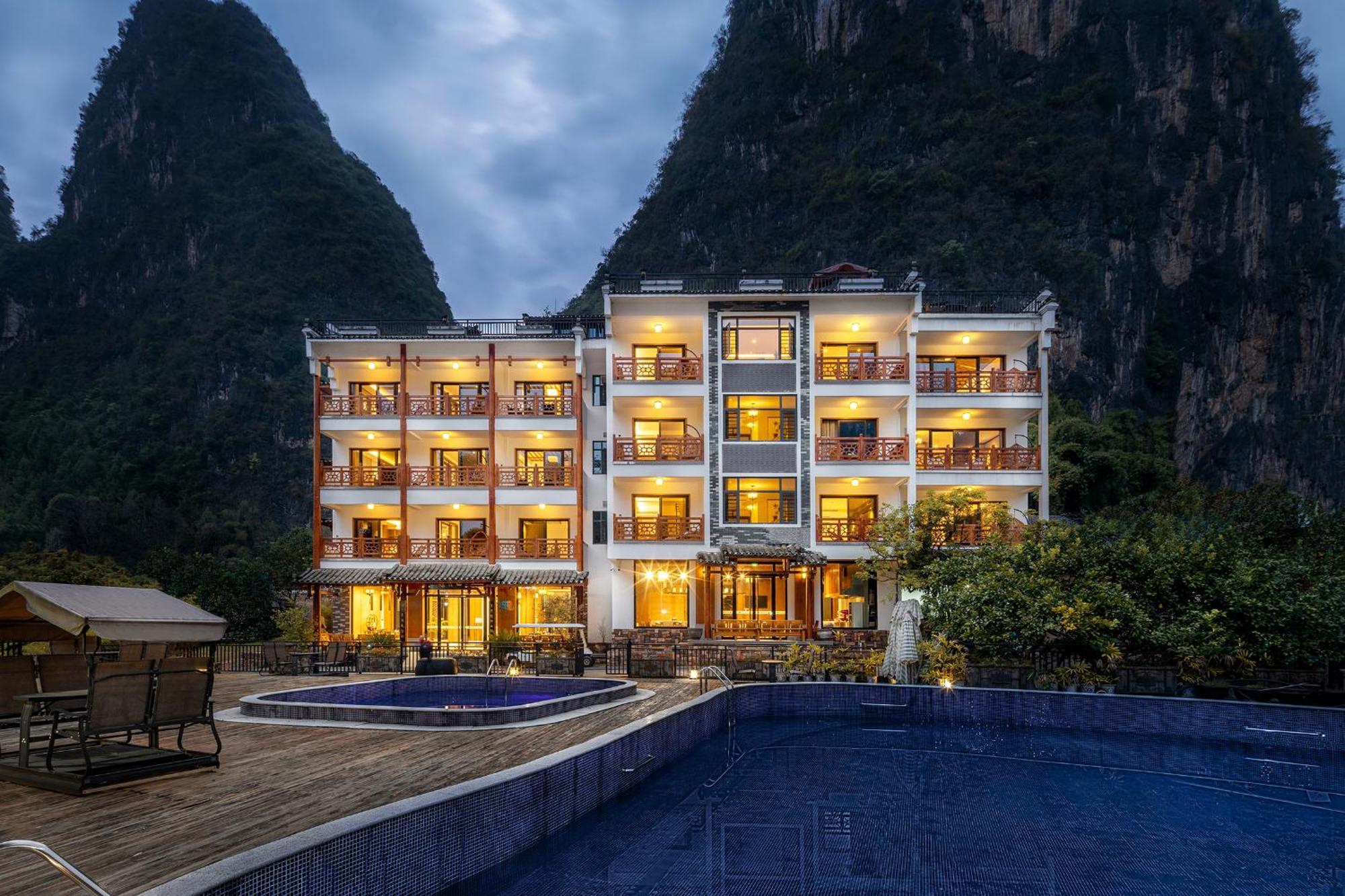 Yangshuo Shanshuiyao Resort - Free Train Station Pick Up And Drop Off Ngoại thất bức ảnh